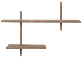 Двуетажен рафт от борова дървесина в естествен цвят Ovada - House Nordic