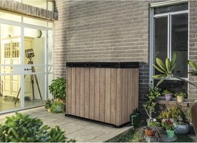 Кафява пластмасова градинска кутия за съхранение Deco – Keter