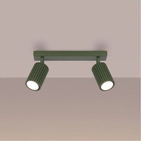 Brilagi - LED точково осветително тяло CRESTO 2xGU10/10W/230V зелено