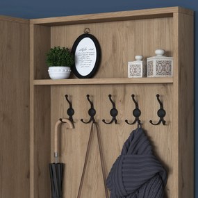 Портманто P6, цвят Орех Бял