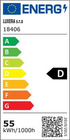 Полилей GENTIS LED, сив, 55W, 4000K