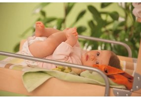 Висяща маса за преповиване от декор от бук в естествен цвят Dschungelbaby – Roba