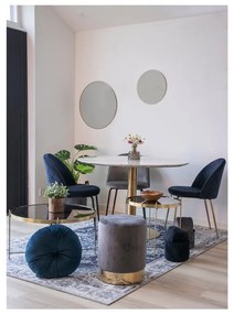 Кръгла маса за хранене с мраморен плот ø 110 cm Bolzano - House Nordic