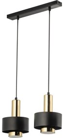 Пендел RIF LUX 2xGX53/12W/230V черен/златист