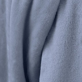 Светлосиньо покривало за легло от микроплюш 200x240 cm Raschel Velvet – Catherine Lansfield