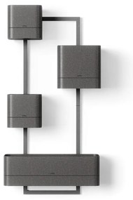 Висящи пластмасови саксии за билки в комплект от 4 броя Cubiko - Umbra