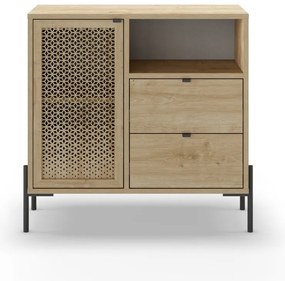 Шкаф в дъбов декор в естествен цвят 80x80 cm Inca - Marckeric