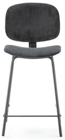 Черни бар столове в комплект от 2 бр. (височина на седалката 66 cm) Arus – Marckeric