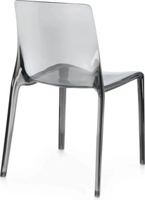 Сив пластмасов градински стол Adele – Bizzotto