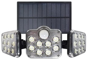 LED Соларен прожектор със сензор за движение LED/20W/3,7V 1200 mAh IP44 + д.у.