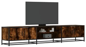 3300782 vidaXL ТB шкаф, опушен дъб, 210x35x41 см, инженерно дърво