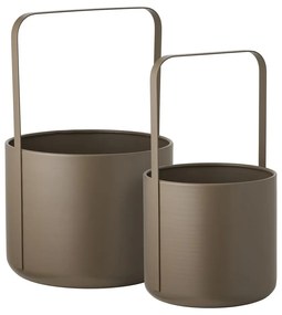 Метални кашпи в комплект от 2 бр. ø 24,5 cm Tule – House Nordic