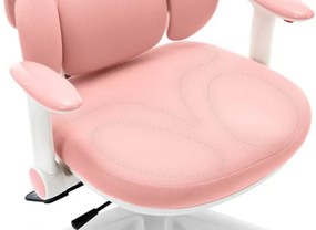 Ергономичен розов детски стол HC-999 - плат