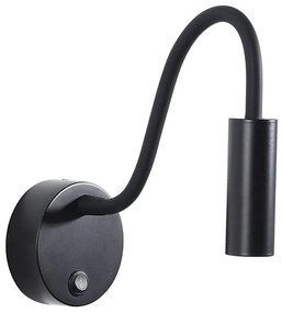 Zambelis 22049 - гъвкава LED лампа 3W/230V CRI90, черна