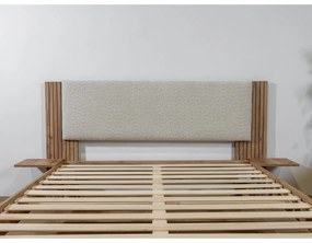 Бежово двойно легло с включена подматрачна рамка 140x190 cm Lior – Bobochic Paris