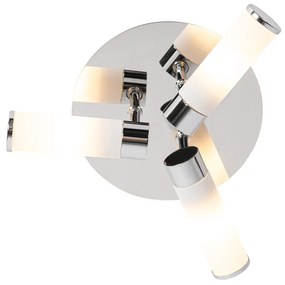 Модерна баня таванна лампа хром 3-светлина IP44 - Bath