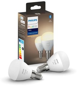 К-кт 2 бр. LED димируеми крушки Philips Hue WHITE P45 E14/5.5W/230V 2700K