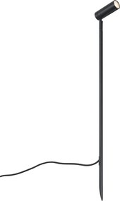 Прожектор черен 80 см вкл. LED регулируем IP65 вкл. кабел и щепсел - Carl