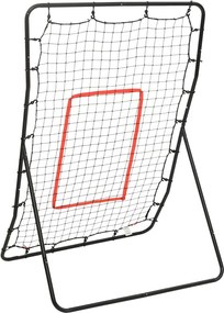 Тренировъчна рикошетна мрежа за софтбол, 88x79x137 см, стомана