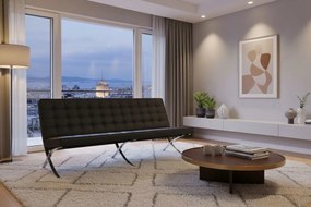 Триместен диван Casablanca-черно