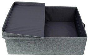 Сива кутия за съхранение под леглото - Bigso Box of Sweden
