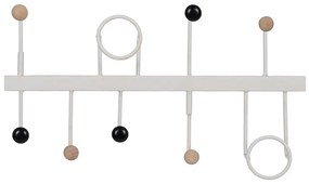 Бяла метална стенна закачалка – Ixia