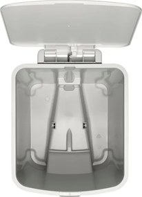 Кош за боклук с педал Brabantia StepUp 1008483, 25 л, Екологични материали, Голям отвор, Светлосив