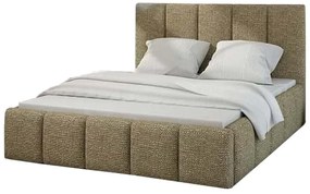 Тапицирано легло HEDVIKA + матрак с решетка DONA 140x200, 140x200, berlin03
