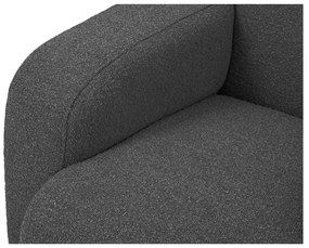 Тъмносив ъглов диван от плат букле (десен ъгъл) Molino - Micadoni Home