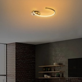 LED осветително тяло за таван златно 33x46 cm Moon – Opviq lights