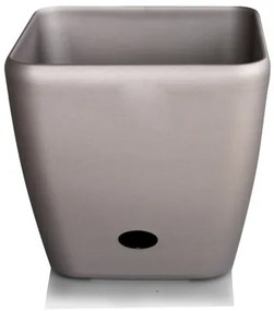 Саксия квадрат 28 х 26см - Сива