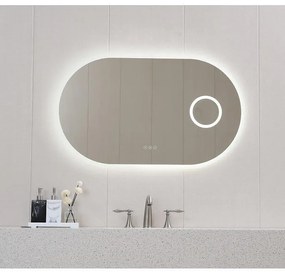 LED огледало с нагревател ICL 1812, 100x60см