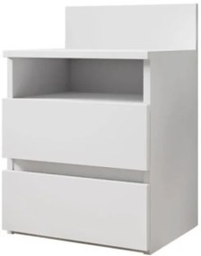 Нощно шкафче Juniper Plus-Бял