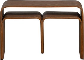 Странична масичка от декор от орех 32x40 cm Frey – WOOOD