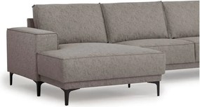 Сиво-кафяв ъглов диван (ляв ъгъл) Copenhagen - Scandic