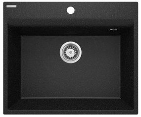 Deante ZRC_210A - Кухненска мивка CORIO 50x60 см гранит/графит
