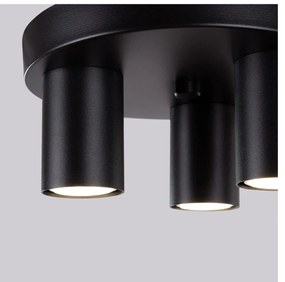 Черно осветително тяло за таван Castro – Sollux