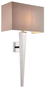 Endon 56706 - Стенно осветително тяло MORETO 1xE14/7W/230V гланцов хром/сива