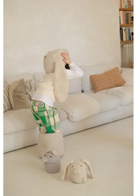 Кремава текстилна детска кошница за играчки ø 15x15 cm Mini Rita the Rabbit – Lorena Canals