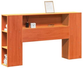 855638 vidaXL Горна табла с място за съхранение, 120 см, масивно дърво бор
