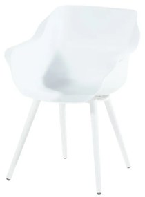Бели пластмасови градински столове в комплект от 2 броя Sophie Studio - Hartman