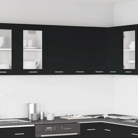 801269 vidaXL Висящ шкаф, Lyon черен, 60x31x60 см, инженерно дърво