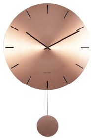 Стенен часовник от мед Impressive, ø 47 cm - Karlsson
