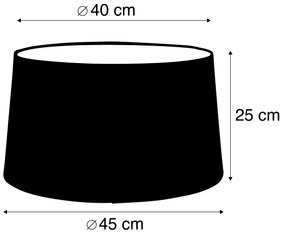 Абажур от лен Taupe 45 cm