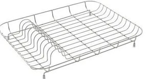 Ниска хромирана телена миялна машина, 43 x 33 x 7 cm - Addis