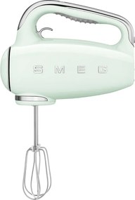 Ръчен миксер SMEG 50's Style HMF01PGEU, 250W, 9 скорости, Турбо, Скрит LED дисплей, Таймер, Аксесоари, Зелен