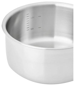 Касерола от неръждаема стомана с капак подходящо за индукционен котлон 1,2 l Lucca 3.0 – FABINI