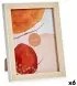 Рамка за снимки GiftDecor WPC1920MG-3-WH Бял Кафяв Естествен Cтъкло полипропилен (6 броя)
