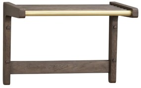 Тъмнокафява дъбова закачалка за стена Inverness - Rowico