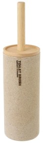 Бежова полирезинова четка за тоалетна - Casa Selección